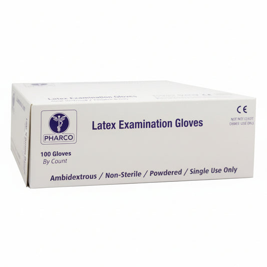 Gants d’examen Latex Pharco