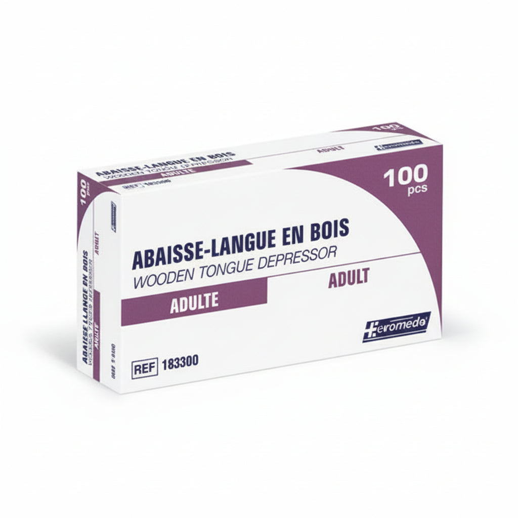 Abaisse langue en bois