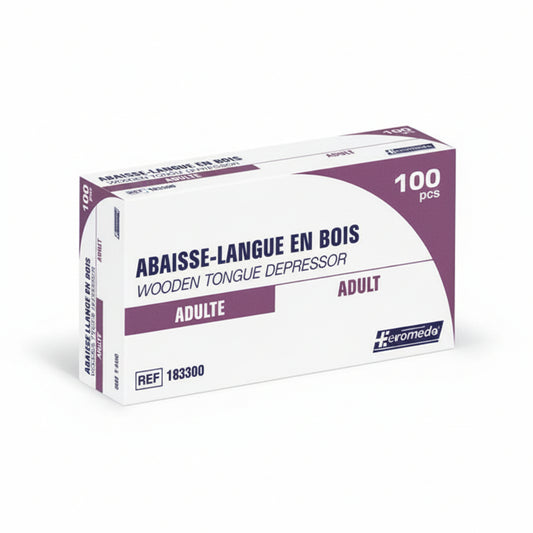 Abaisse langue en bois